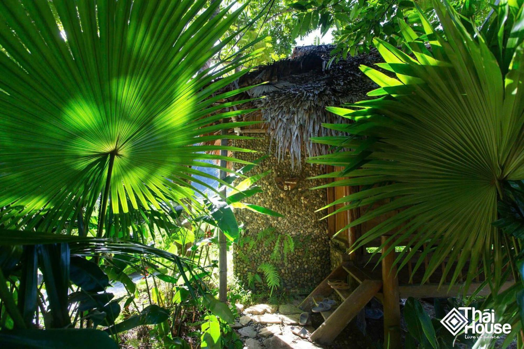Thai House Pu Luong - Century Old Stilt House With Terrace Views Huong Ba Thuoc Exterior photo