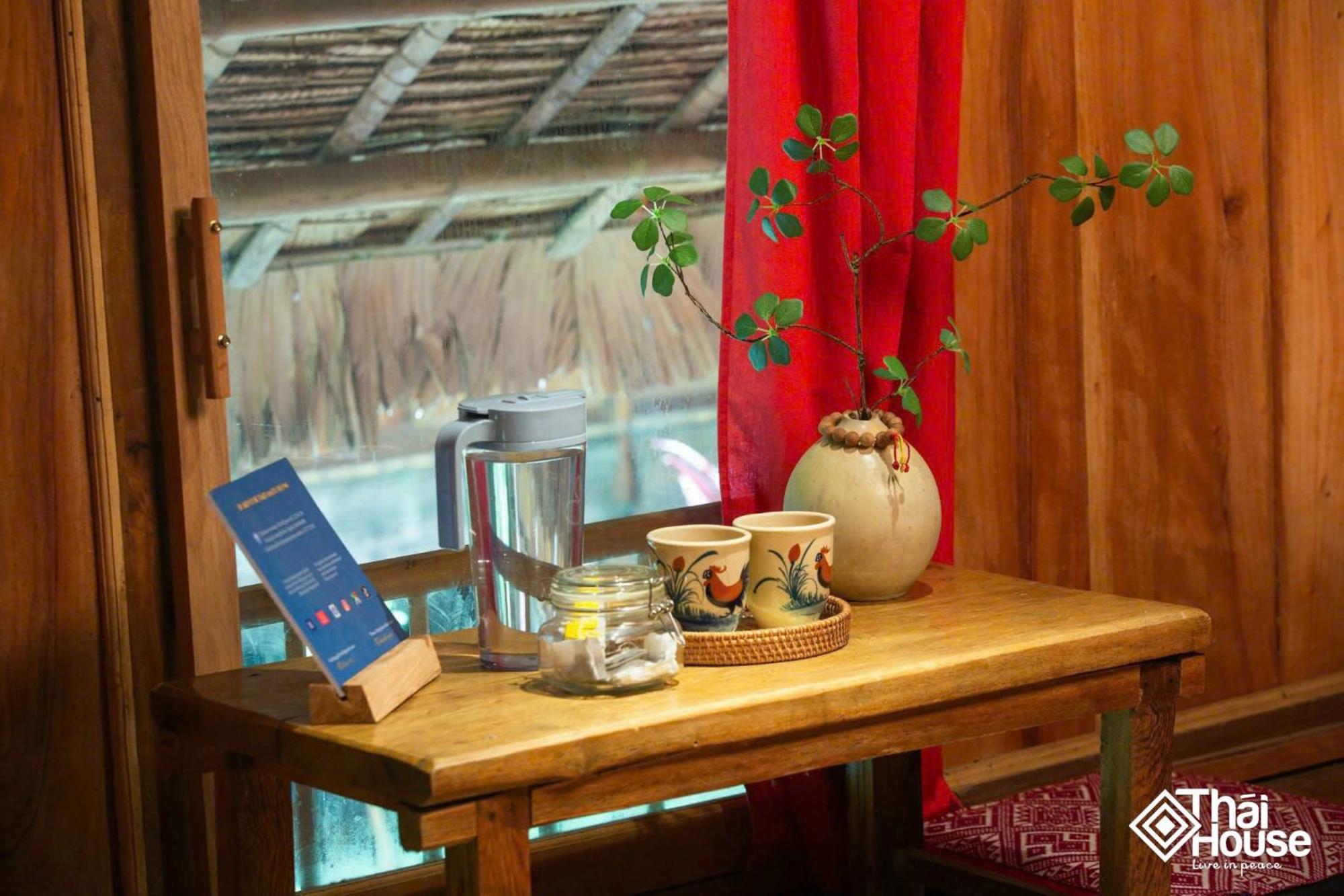 Thai House Pu Luong - Century Old Stilt House With Terrace Views Huong Ba Thuoc Exterior photo